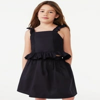 Scoop Girls Flutter rukave vrhunske i suknje za povlačenje, 2-dijelna set odjeće, veličine 4-12