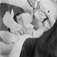 Prvi Svjetski Rat: Bolnica, C1915. William Robinson Iz Kraljevske Škotske Greys U Kanadskoj Bolnici U