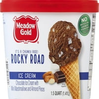 Meadow Gold Sladoled Rocky Road 1. Quart Scround