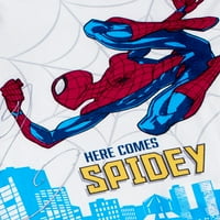 Spiderman Boys dugih rukava Top i duge hlače 2-komadne pidžame Postavljene veličine 4-10