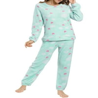 Jedinstvena ponuda Ženska zimska salon za spavanje Flannel Pajama set