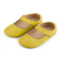 Gomelly Kids Flats School Mary Jane Magic Trape Dress Cipele Slatke princeze Performanse cipela Ples Yellow-H