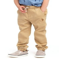 Polo guss. Toddler Boy Woven jogger hlače, veličine 2t-5t