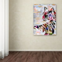 Zaštitni znak Likovna umjetnost 'Tiger' platna umjetnost ArtpopTart