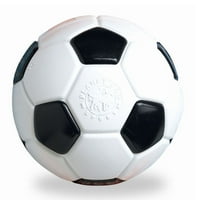 Pletna pasa Orbee-Thuff Soccer Lopt Ball-a-Doziranje pasa žvakaće igračke, bijela, jednostruka