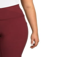 Avia ženske pantalone za jogu Plus Size Crossover Waist Flare