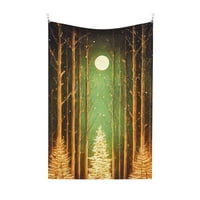 Heaven božićni svjetlosni tapiserija, božićna zidna tapiserija Dekor Početna Dekor spavaća soba dnevni