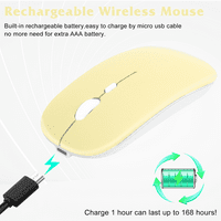 2.4 GHz i Bluetooth punjivi miš za vivo iQOO Pro Bluetooth bežični miš dizajniran za Laptop Mac iPad pro