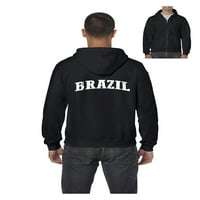 Muška dukserica pulover punog zip - Brazil