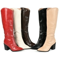 Kolekcija Journee Womens Daria Tru Comfort Foad širine Širokih koljena na petu High Boots