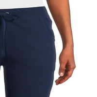 RealSize ženske Francuske kapri pantalone od frotira sa džepovima, XS - XXXL
