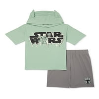 Star Wars Boys Cosplay Top i kratki set, 2-komad, veličine 4-10