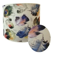 Royal Designs, Inc. Custom Handmade Hardback Shade, 14in, padajući perje;