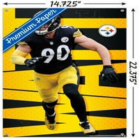 Pittsburgh Steelers - T.J. WATT zidni poster s pushpinsom, 14.725 22.375