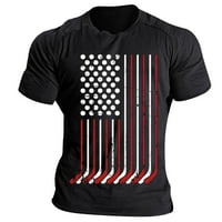 Luiyenes muški patriotski tenk mišića vrhunske labave nezavisnosti Vintage majica
