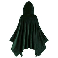 Moonker Green Boodie Hoodies Džemperi Za Žene Hollween Moda Žene Čvrsti Ogrtač Vintage Odgovarajući Kapuljačom