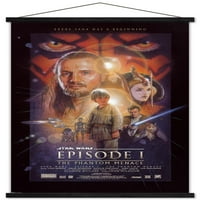 Star Wars: Phantom Menace - jedan zidni poster sa drvenim magnetnim okvirom, 22.375 34