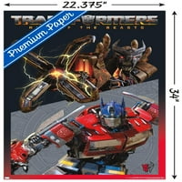 Transformatori: Uspon zvijeri - Optimus Prime vs. Scorge zidni poster, 22.375 34