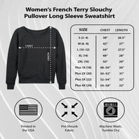 Trenutna poruka-ovdje za sanke-ženski lagani francuski frotir pulover