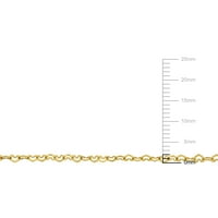 Ogrlica od miabella ženske veze u 14k žuto zlato - 14 Dainty & Delikat, Podijnji