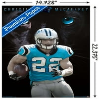 Carolina Panthers - Christian McCafffrey zidni poster, 14.725 22.375