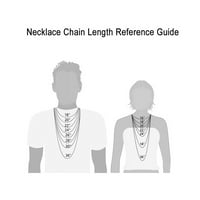 Srebrni lanac za muškarce nehrđajući čelik Srebrna kubanska lančana ogrlica za muškarce