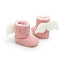 Toyella zimske tople male krizne čizme za bebe pamučne čizme ružičaste