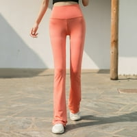 Bootcut pantalone za jogu za žene navucite Lounge pantalone visokog struka Casual pantalone čvrste Lounge