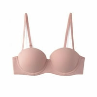 Penskeiy Women Bras Žene Solid podvučeni seksi sportski donje rublje Svakodnevno grudnjake Pink Bras