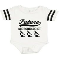 Inktastic Future Microbiologist Scientist poklon Baby Boy ili Baby Girl bodi