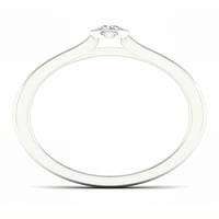 Imperial 1 10ct TDW Diamond 10k bijeli zlatni pasijans Obećaj prsten