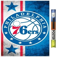 Philadelphia 76ers - Logo zidni poster, 22.375 34