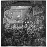 Billingsgate, 1872. Nbillingsgate Riblju Pijacu U Ranim Jutarnjim Satima. Graviranje Drveta Po Gustavu