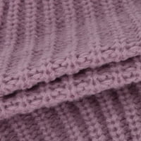 Ženski kardigan džemper Dugi rukav jednobojni elegantni džemper za žene ružičaste veličine XXL