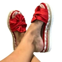 Hesroicy ženske modne Bow-Knot Anti-Slip platforme papuče sa sandalama dizajn-savršeno za ljeto i plažu
