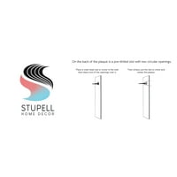 Stupell Industries apstraktna smeđa pejzažna kompozicija slika Neuramljena Umjetnost Print zidna Umjetnost,