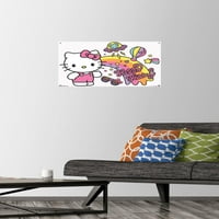 Hello Kitty - Retro Rainbow zidni poster sa push igle, 14.725 22.375