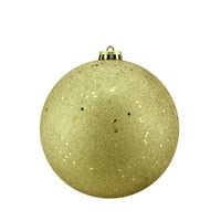 Zlatni glamur holografski sjaj Shatter otporan na božićni kuglični ukras 6