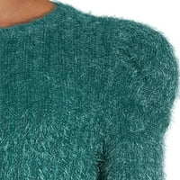 Ljubavni Trend New York ženski džemper od puf pređe od perja