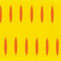 DIPPY DOTS RIBBON 7 8 X10YD-Orange & Yellow, PK 10, Offray