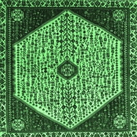 Ahgly Company Zatvoreni Pravougaonik Perzijski Smaragdno Zeleni Tradicionalni Tepisi, 3'5'