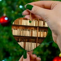 Ljubitelji Rovga Book u obliku book-policajca privjesak akrilni ukrasi za božićne drveće ukrase