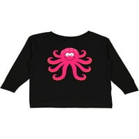 Inktastic Octopus Mora Stvorenje Pink Djevojke Poklon Za Malu Djecu Djevojčica Dugi Rukav T-Shirt