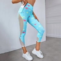 Ležerne pantalone ženske čvrste helanke za vežbanje fitnes sportske pantalone za trčanje pantalone za