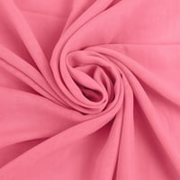 Rome Textiles Poliester Hi Multi Šifon Woven Precut Fabric - Neon Pink Baby