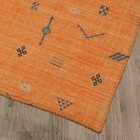 Kaktus mekana narančasta tepih na naranče od strane Kavka dizajna
