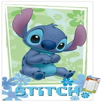 Disney Lilo i Stitch - zidni poster cvijeća, 22.375 34