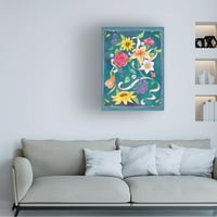 Fiona Stokes Gilbert 'Midsommar Floral' Canvas Art