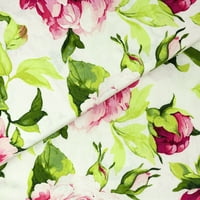 Waverly inspiracije 45 pamuk patka velika cvjetna ružičasta tkanina za šivanje po vijku