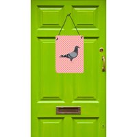 Carolines blaga BB7951DS Racing Pigeon Pink Pink Provjerite viseće zidne ili vrata, 12x16, višebojni